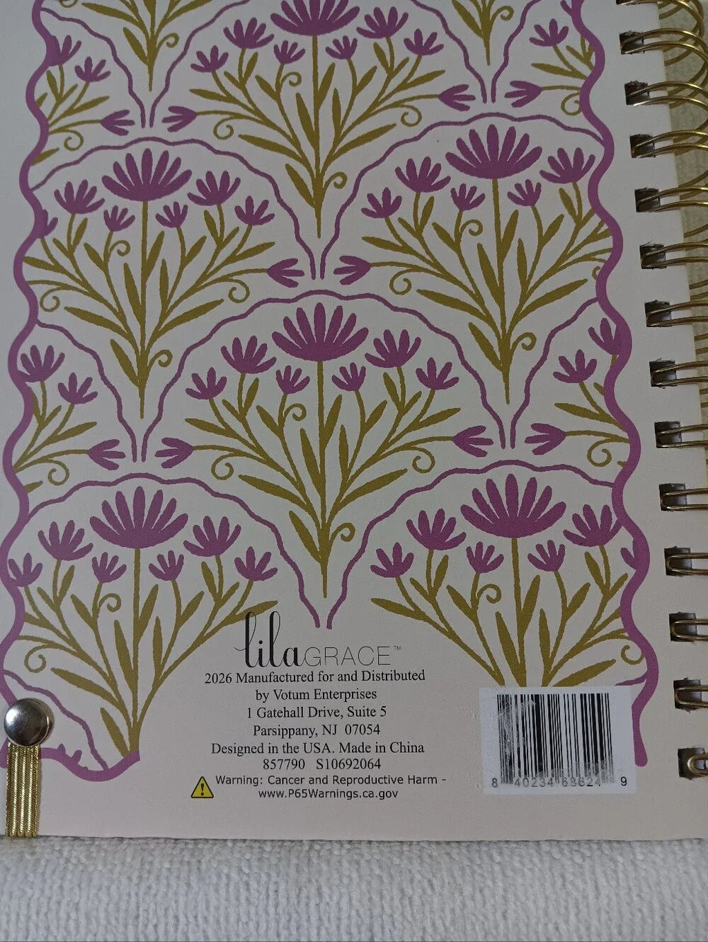 Reserved for @nessiebugs Lilagrace Floral Journal